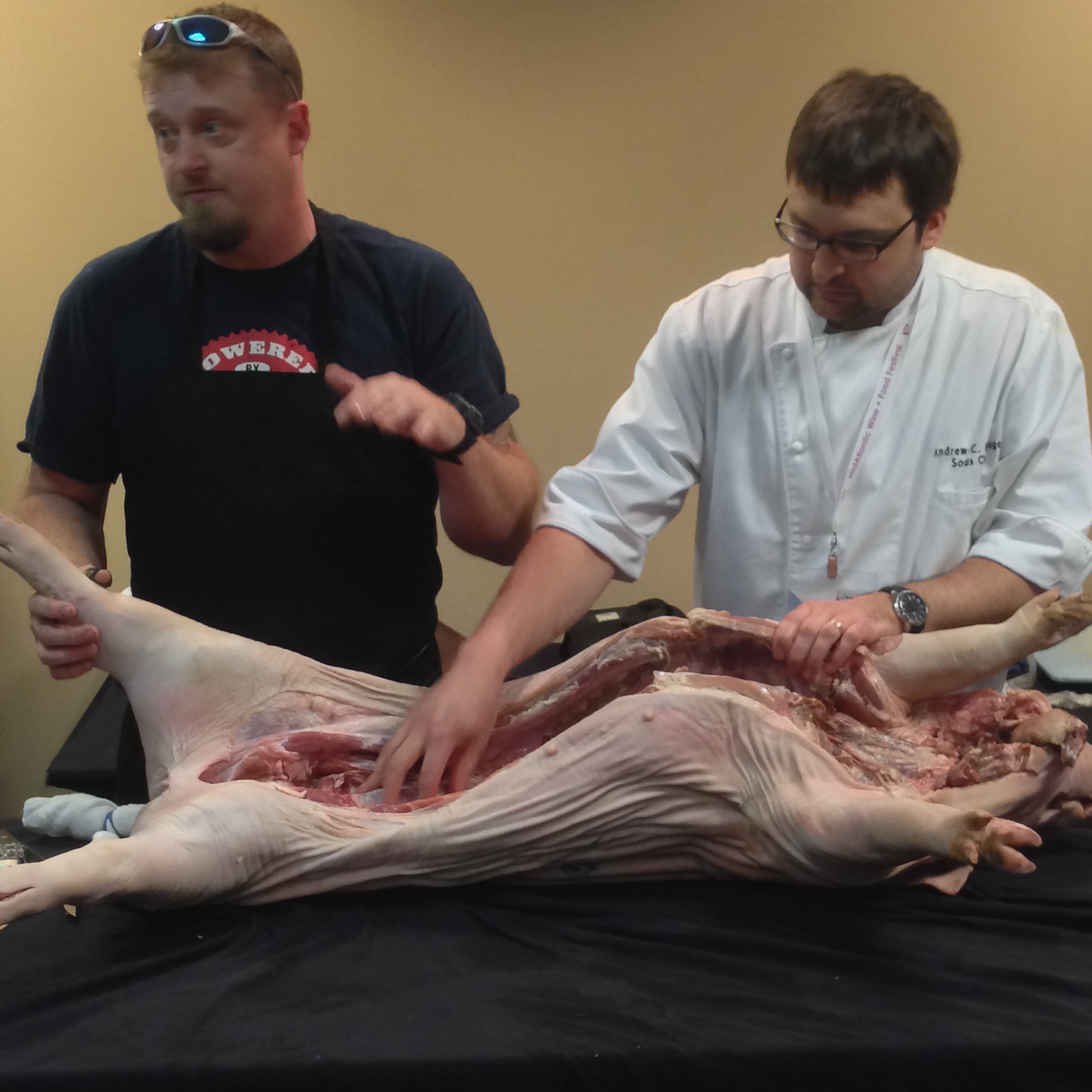 "The Craft of Butchering: Swine vs. Sea"