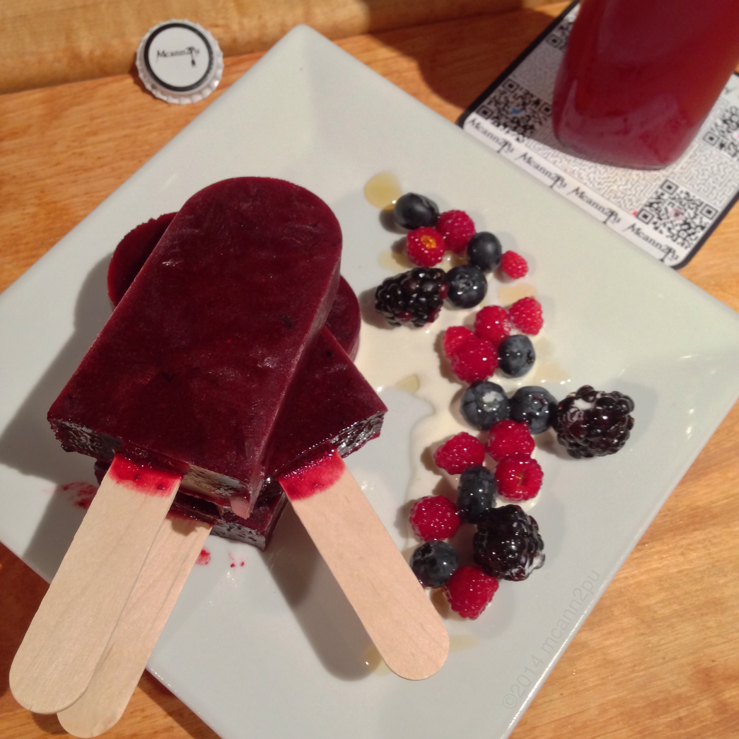 Blackberry-Tarragon Paleta