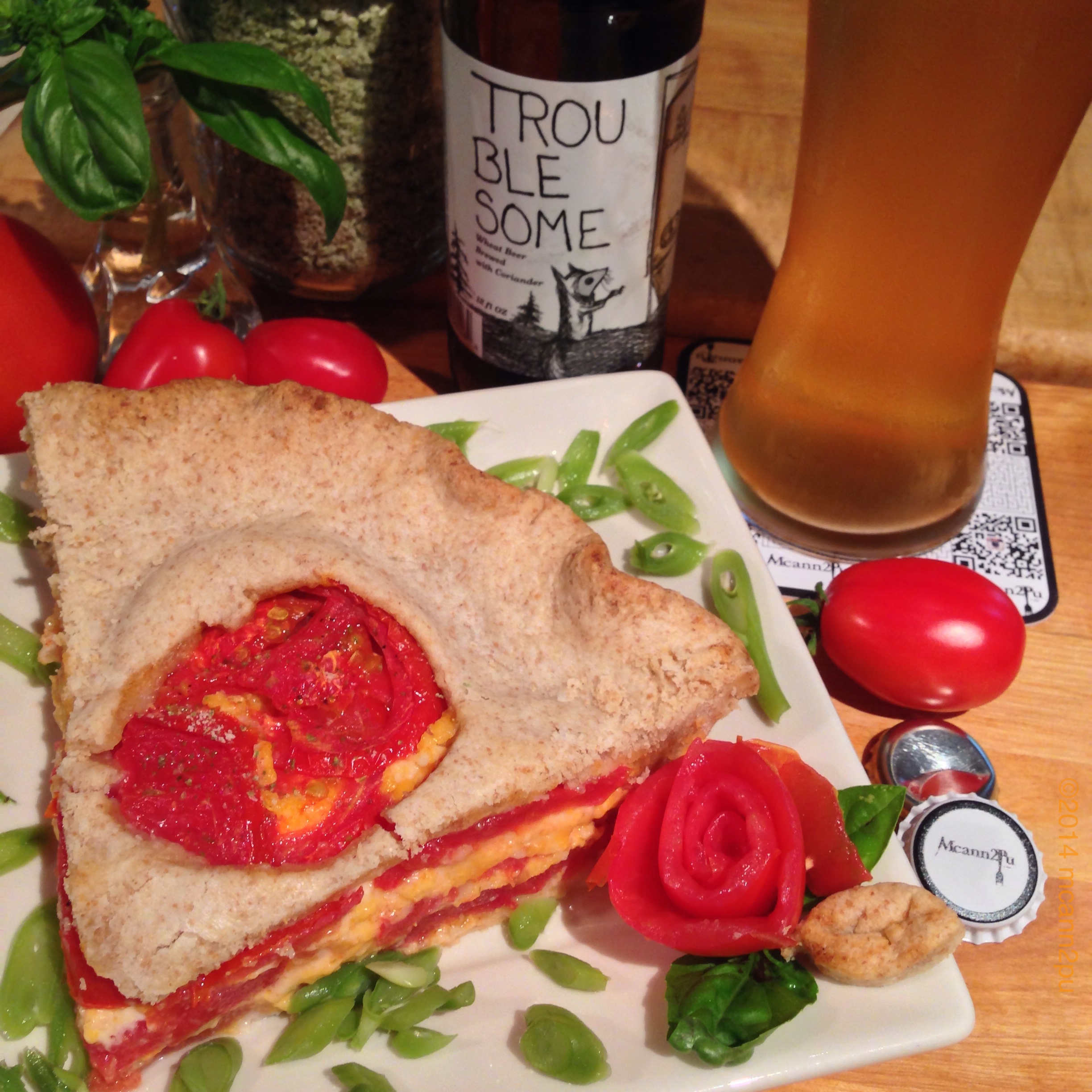 Double Crust Tomato Pie