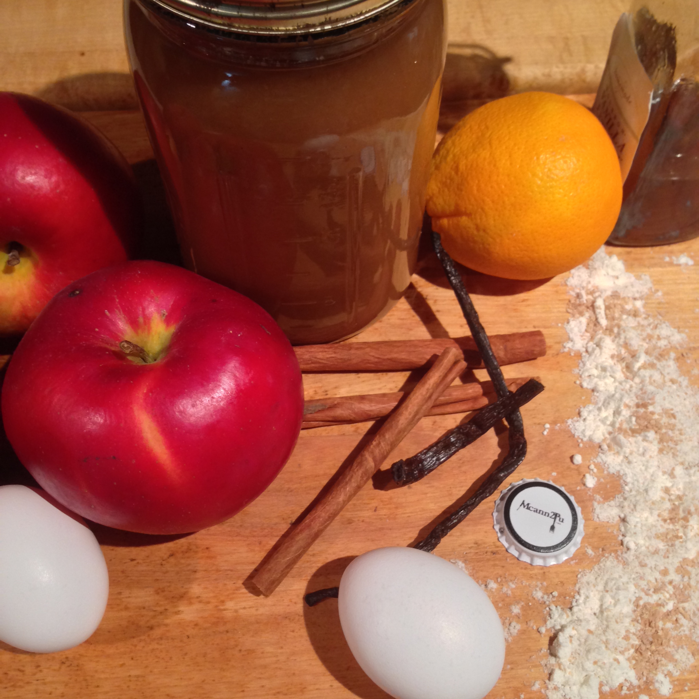 Jewish Apple Cake Prep