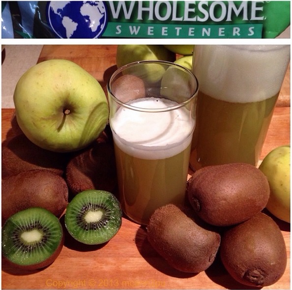 Kiwi and Green Apple Soda
