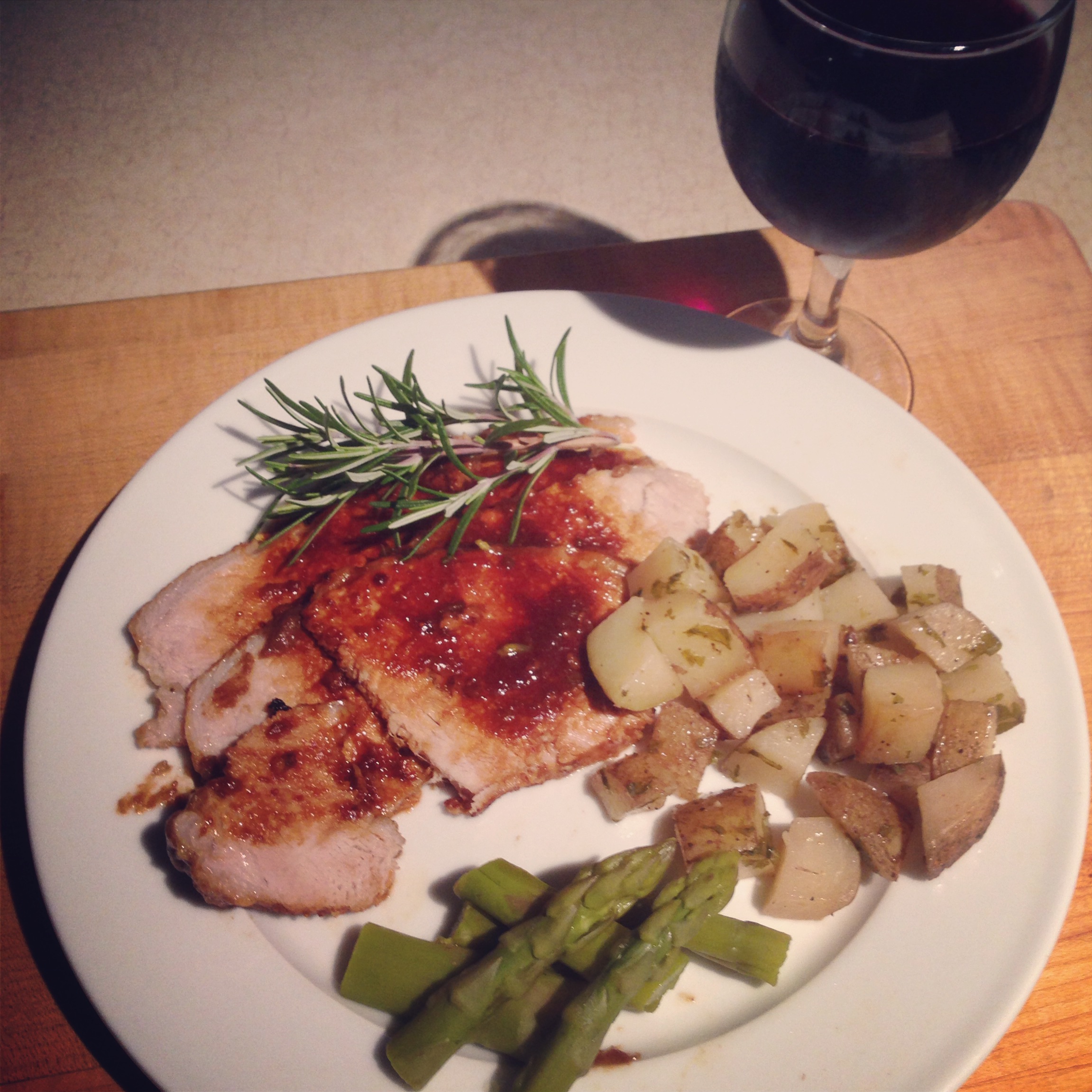 Fig and Rosemary Pork Loin