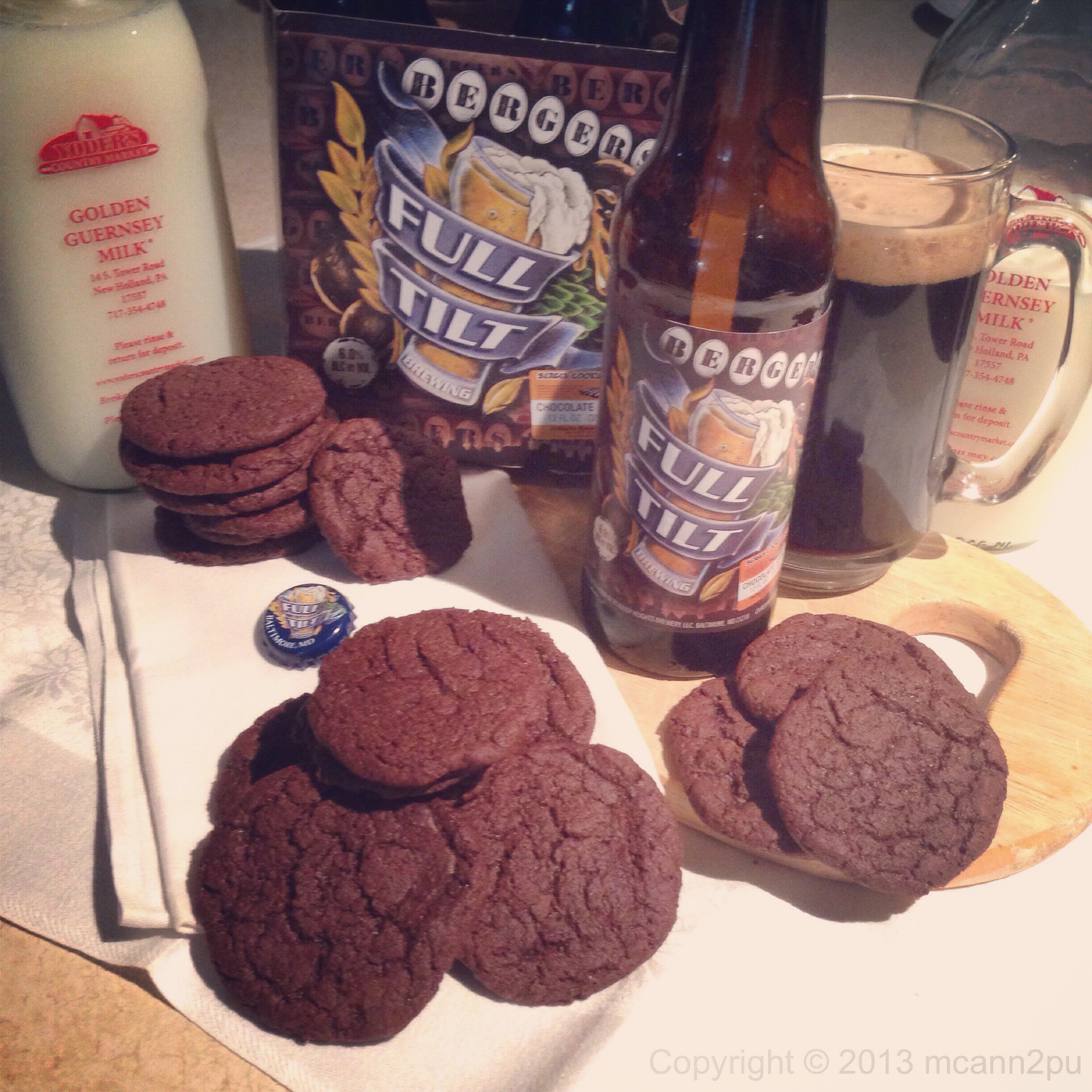 Cookies and Milk (and Milk Stout with Cookies)