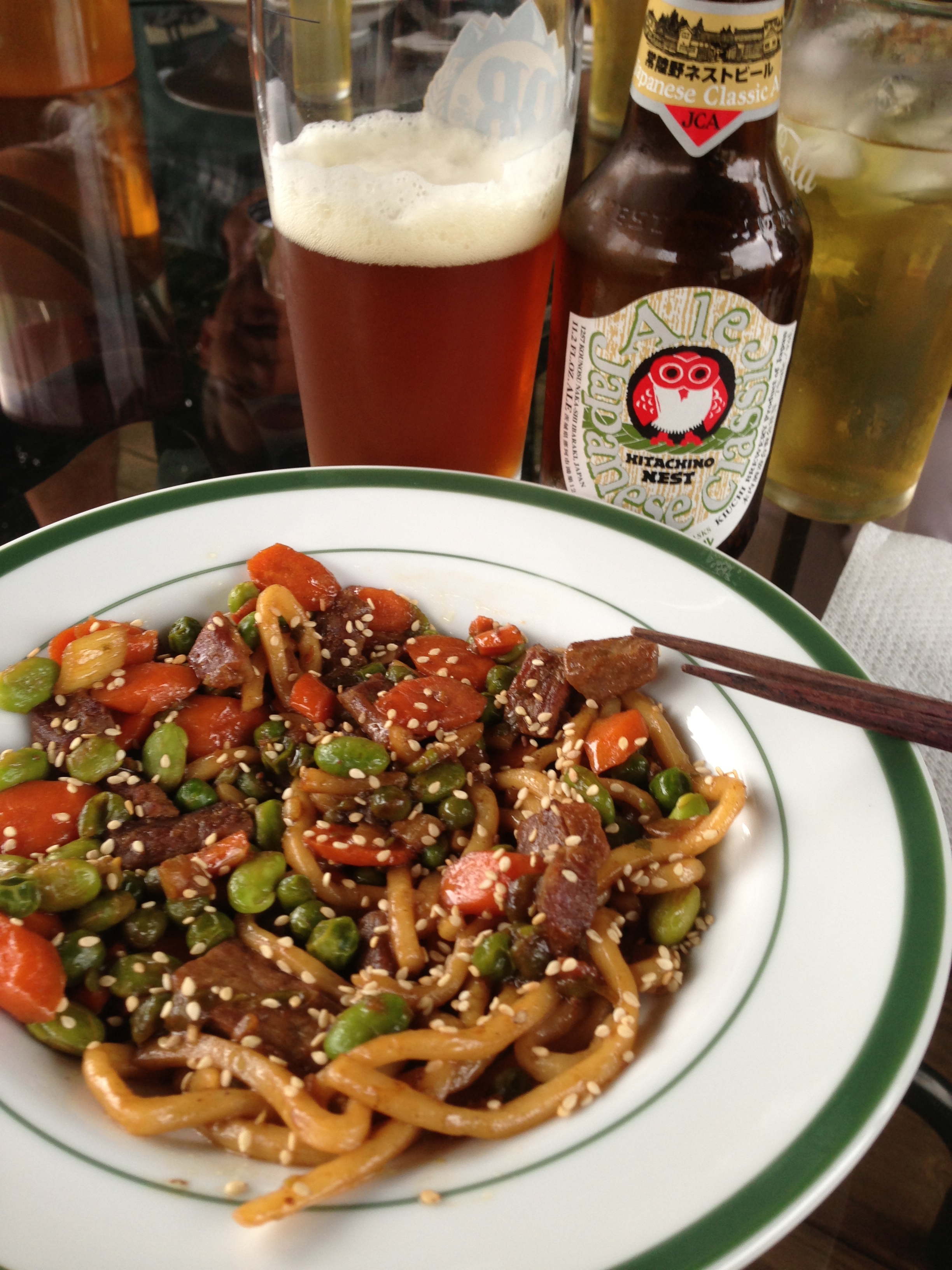 Udon Noodle Beef Stir Fry