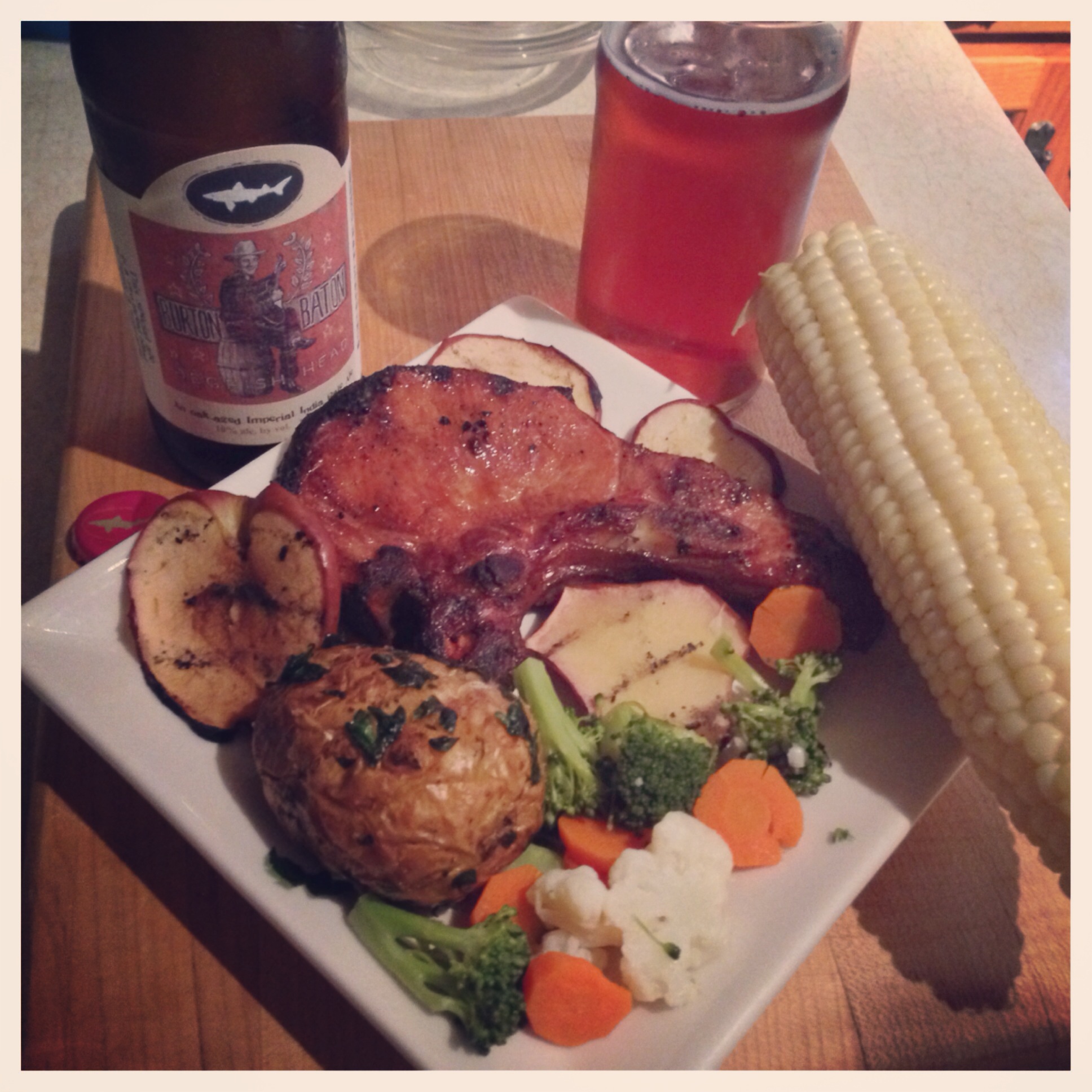 Cider-brined Pork Chops