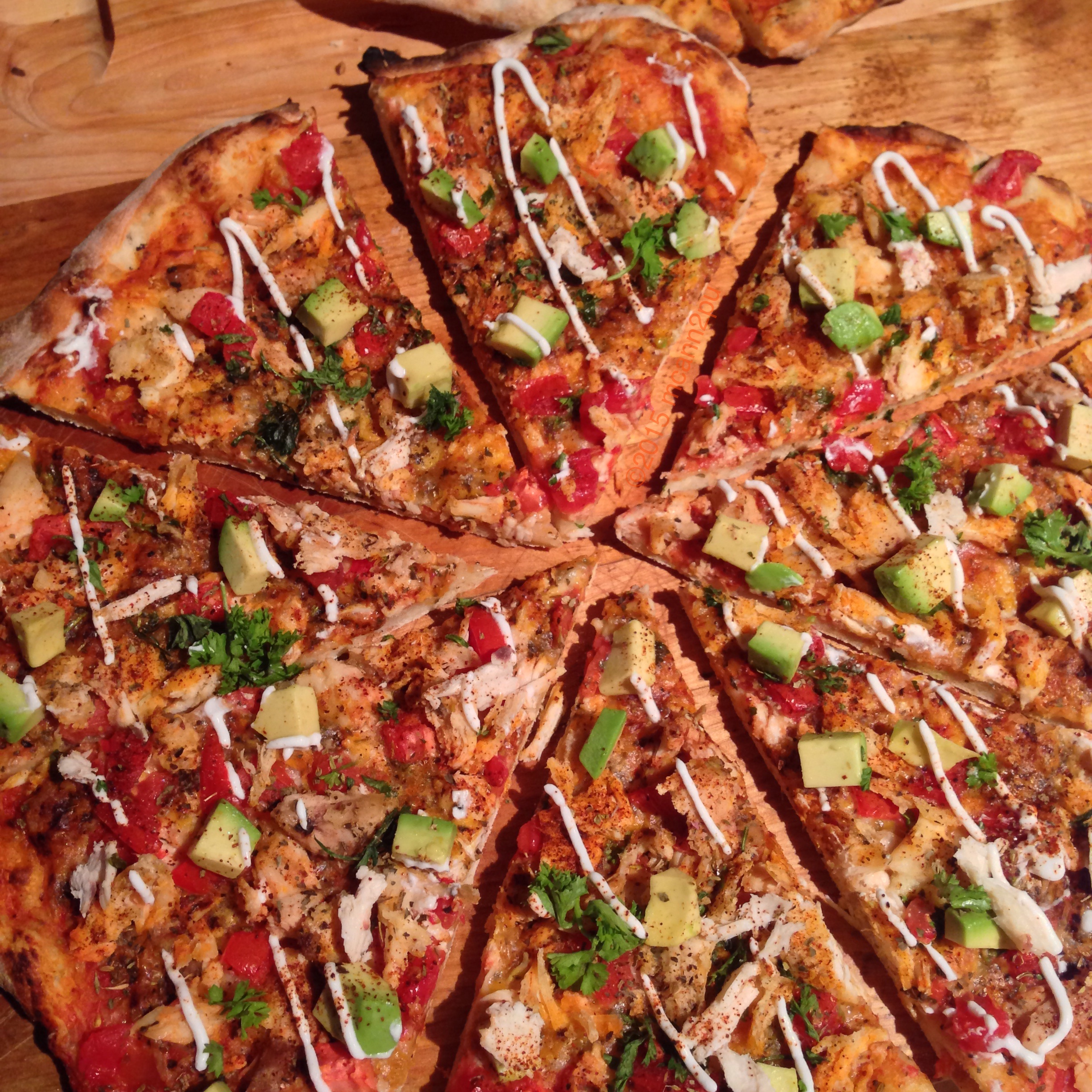 Chicken Taco Pizza for Cinco de Mayo 