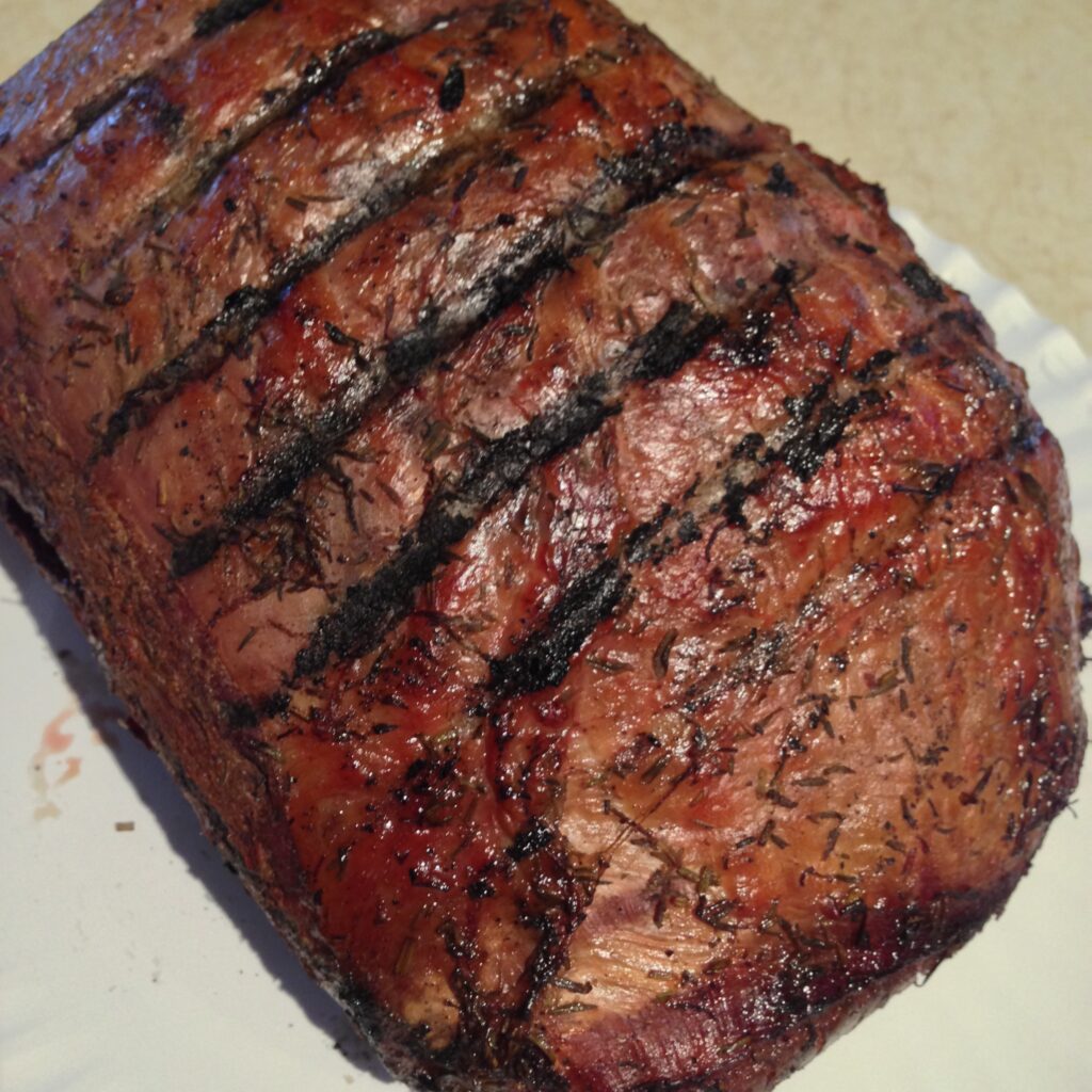 Hardwood-Smoked Beef. 