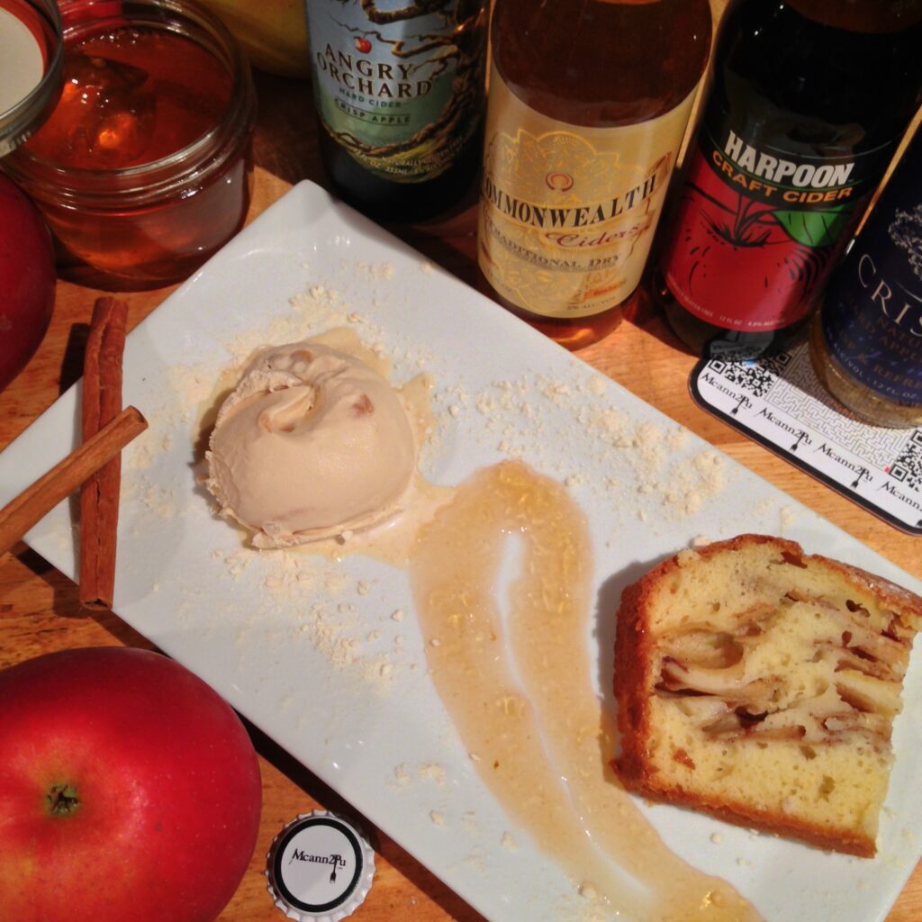 Apple Cake a la Mode with Homemade Apple Jelly