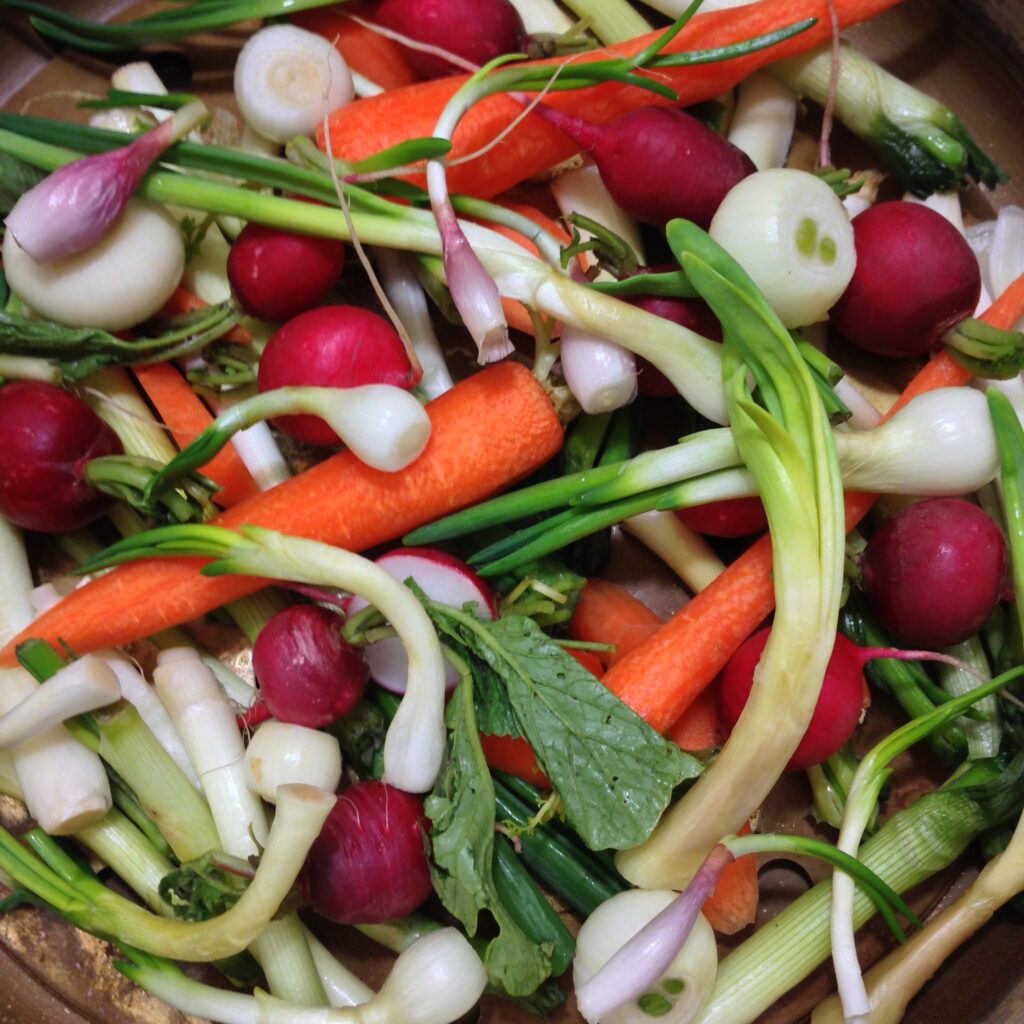 Preparing Root Vegetable Soup